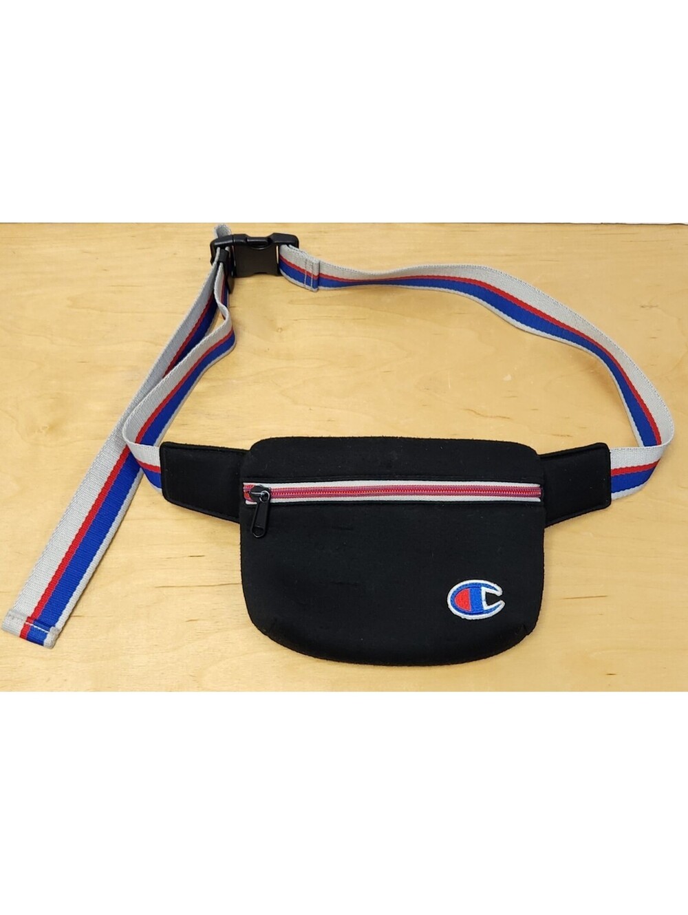 Champion Attribute Waistbag Fleece Fanny Pack Crossbody Black CH1005 Streetwear